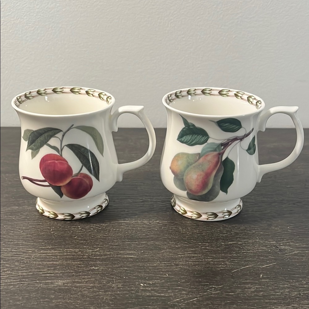 Vintage Fine Bone China, Hookers Fruit, Cups (2)
Collectible